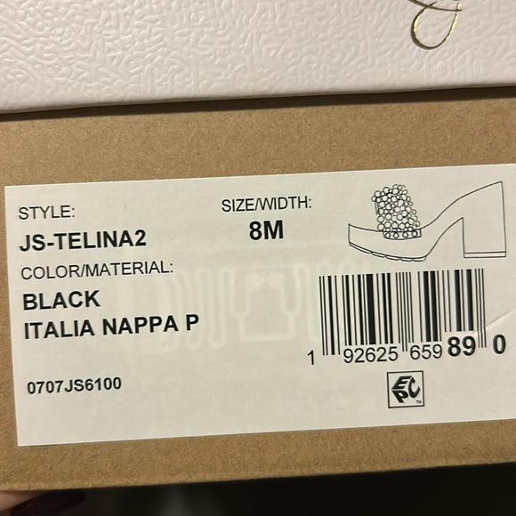 Jessica Simpson Telina2 Black Studded Pearl Slip On - Picture 7 of 7